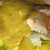  Hähnchen-Mango-Salat mit Currysauce 