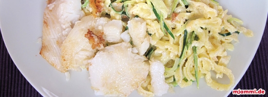 Heilbutt mit Spätzle und Zucchini » mjammi - Koch-Blog von Franzi ...