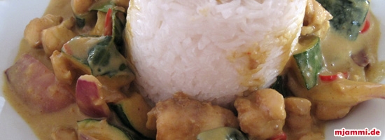 Fisch-Zucchini-Curry