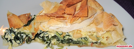 Spinat-Feta-Quiche nach Jamie Oliver