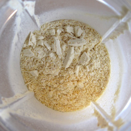 gemahlene Kichererbsen