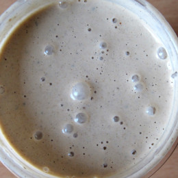 Die Zutaten für die Sauce alle in einen Mixer geben und zu einer glatten Sauce mixen.